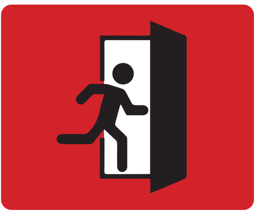 Evacuation icon